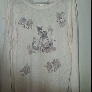Disney Cream Top with Bambi Design